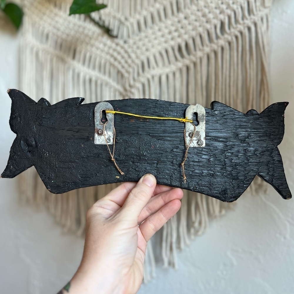 Hand-Carved “Pura Vida” Folk Art Wood Plaque – Costa Rica Style Boho Wall Decor - Picture 7 of 9